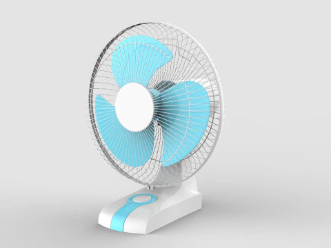 Table Fan 3D Model