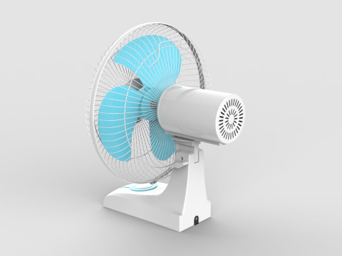 Table Fan Modello 3D
