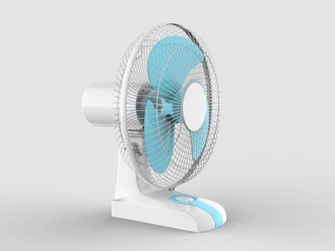 Table Fan 3D Model