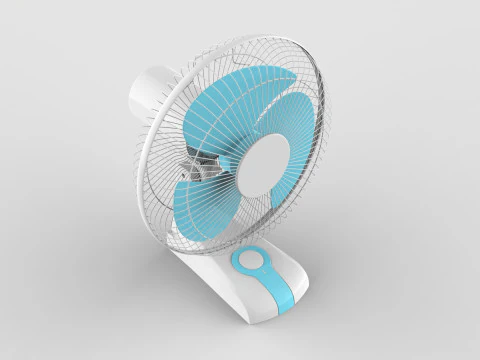 Table Fan 3D Model