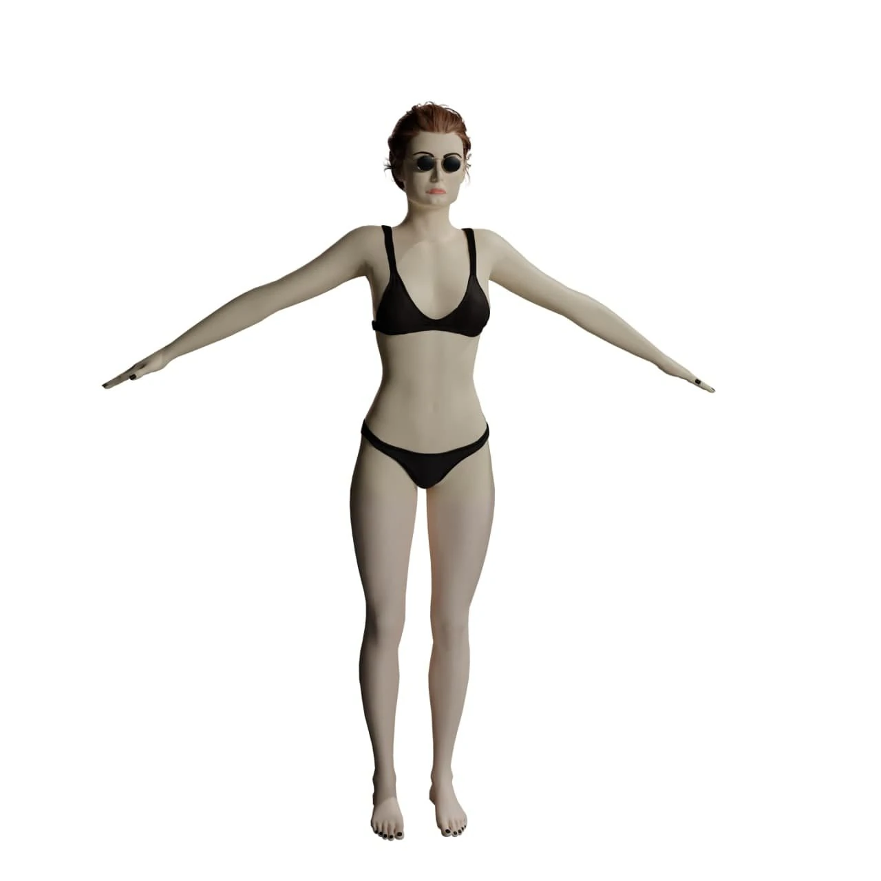 Woman 3D Model .c4d .max .obj .3ds .fbx .stl .blend 