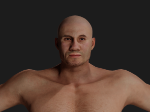 Naked man Modèle 3D
