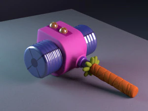 Stylized Hammer 3D Model