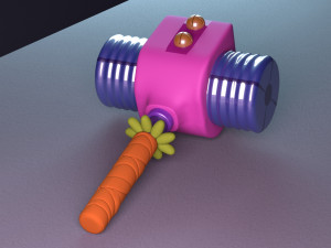 Stylized Hammer 3D मॉडल
