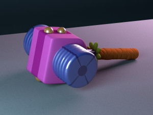 Stylized Hammer 3D मॉडल