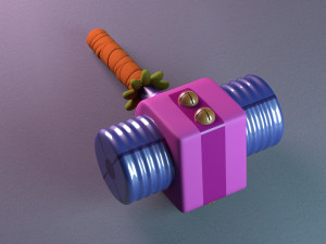 Stylized Hammer 3D मॉडल