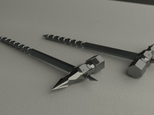 Fighting Hammer Model 3D