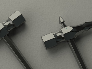Fighting Hammer Model 3D
