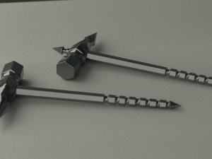 Fighting Hammer Model 3D