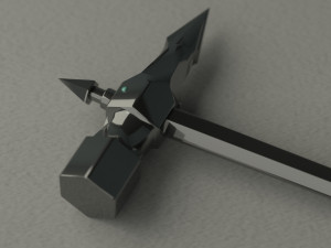 Fighting Hammer Model 3D