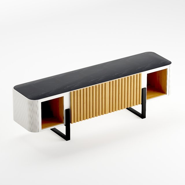 TV table 3D Model .c4d .max .obj .3ds .fbx .stl .blend 