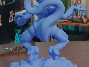 Pokemon mewtwo stl 3D Baskı Modeli
