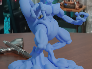 Pokemon mewtwo stl 3D Baskı Modeli