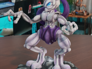 Pokemon mewtwo stl 3D Baskı Modeli