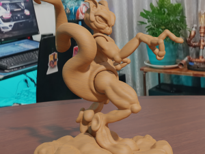 Pokemon mewtwo stl 3D Baskı Modeli