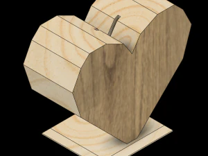 Heart Piggy Bank 3D Print Model