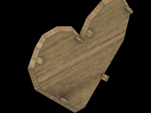 Heart Piggy Bank 3D Print Model