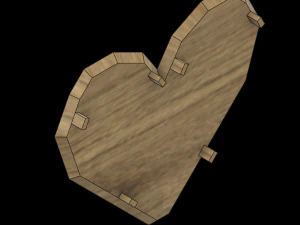 Heart Piggy Bank 3D Print Model