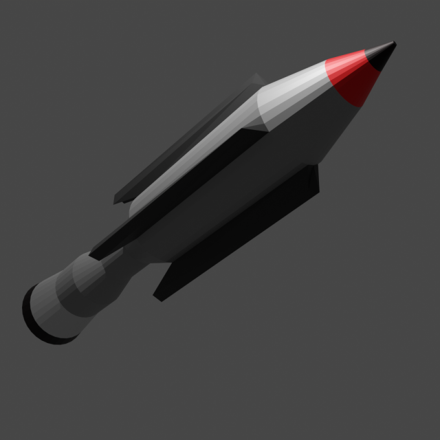 Rocket Modelo 3D .c4d .max .obj .3ds .fbx .stl .blend 