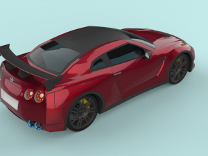 Nissan Gtr 3D 模型
