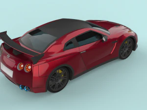 Nissan Gtr Model 3D