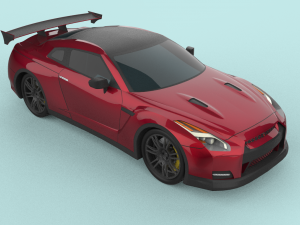 Nissan Gtr 3D Model