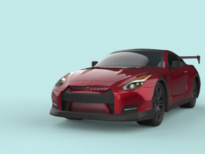 Nissan Gtr 3D Model