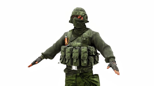 Soldier 3D मॉडल .c4d .max .obj .3ds .fbx .stl .blend 