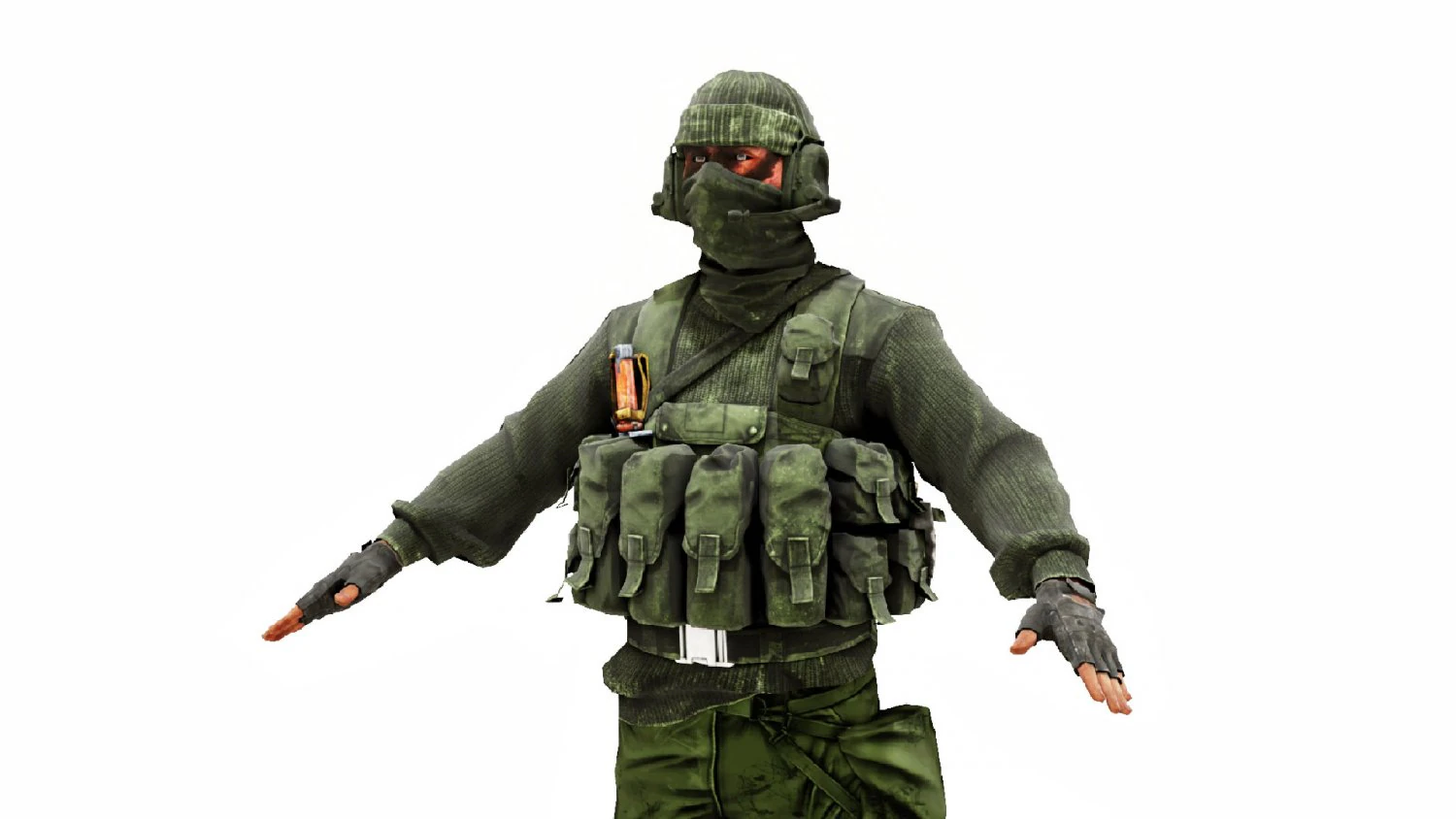 Soldier 3D Model .c4d .max .obj .3ds .fbx .stl .blend 