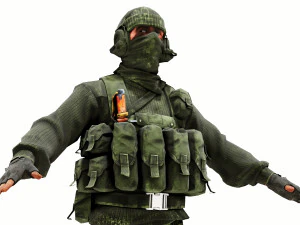Soldier 3D Model