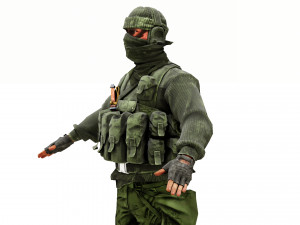 Soldier 3D मॉडल
