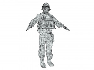 Soldier 3D मॉडल