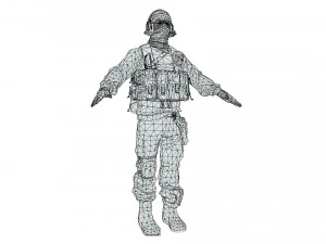 Soldier 3D Model