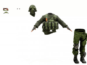 Soldier 3D मॉडल