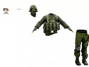 Soldier 3D Model
