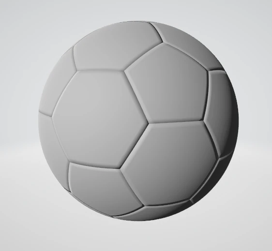 Soccer ball 3D Model .c4d .max .obj .3ds .fbx .stl .blend 