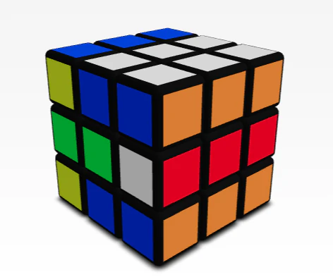 Animated Rubiks cube 3D Model .c4d .max .obj .3ds .fbx .stl .blend