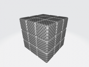 Animated Rubiks cube 3D Модель