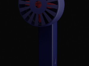Animated toy hand fan Modelo 3D