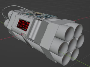 Bomb chrono Model 3D