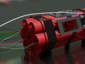 Bomb chrono Model 3D