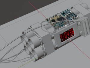 Bomb chrono Model 3D