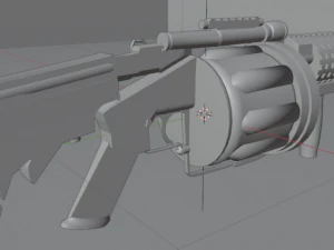 Rocket Grenade Launcher 3D Model