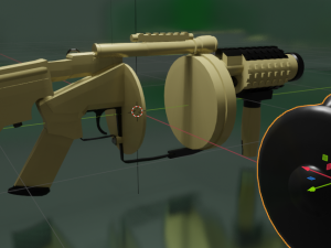 Rocket Grenade Launcher 3D Model
