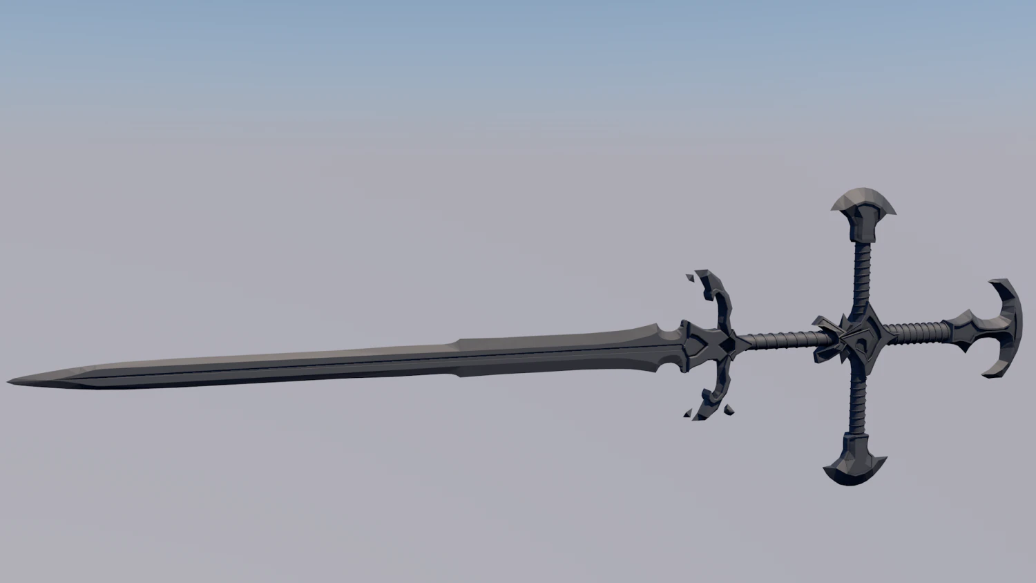 Sword 3D Model .c4d .max .obj .3ds .fbx .stl .blend 