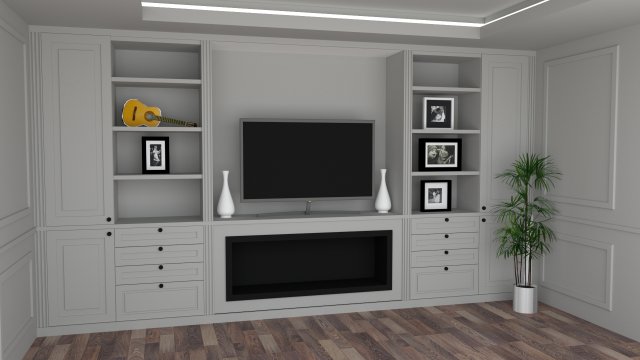 Composition for the living room Modelo 3D .c4d .max .obj .3ds .fbx .stl .blend 
