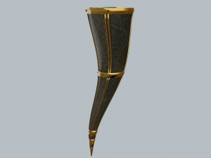 Medieval horn 3Dモデル