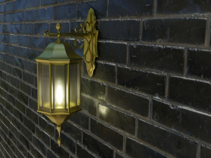 Street Wall Lamp 3D Models