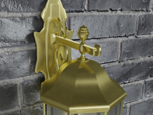 Street Wall Lamp Model 3D