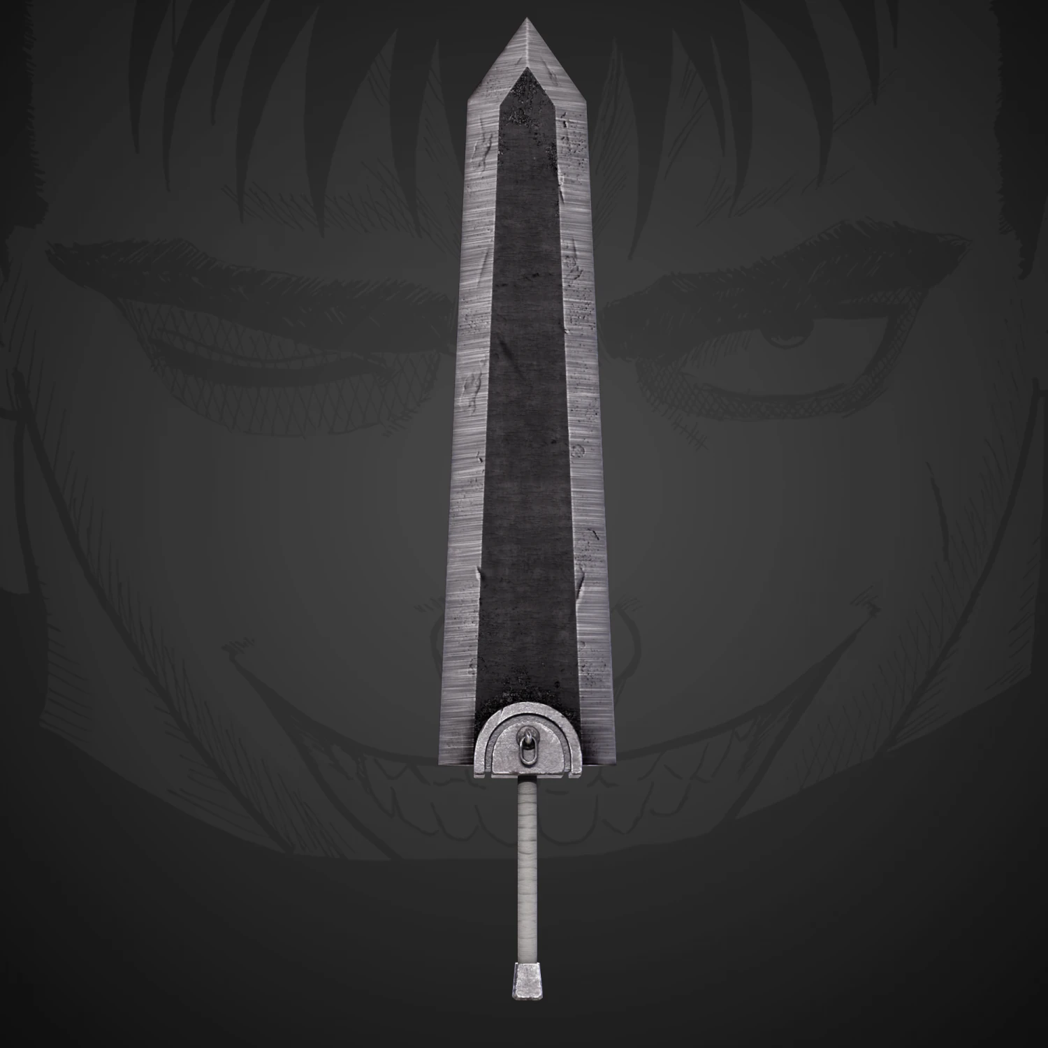 Dragon Slayer Sword 3D Model .c4d .max .obj .3ds .fbx .stl .blend 